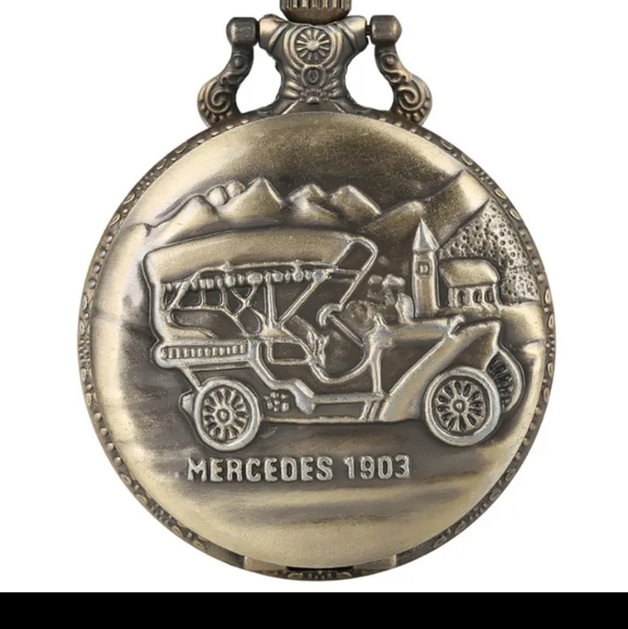 New 1903 Mercedes Benz quartz pocket watch - Picture 3 of 3